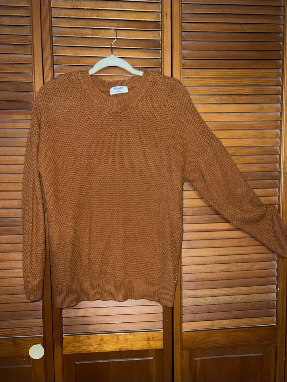 Zenana women’s crew neck sweater